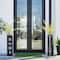 Glitzhome® 30" Black Wood Boxed Welcome Home Porch Sign